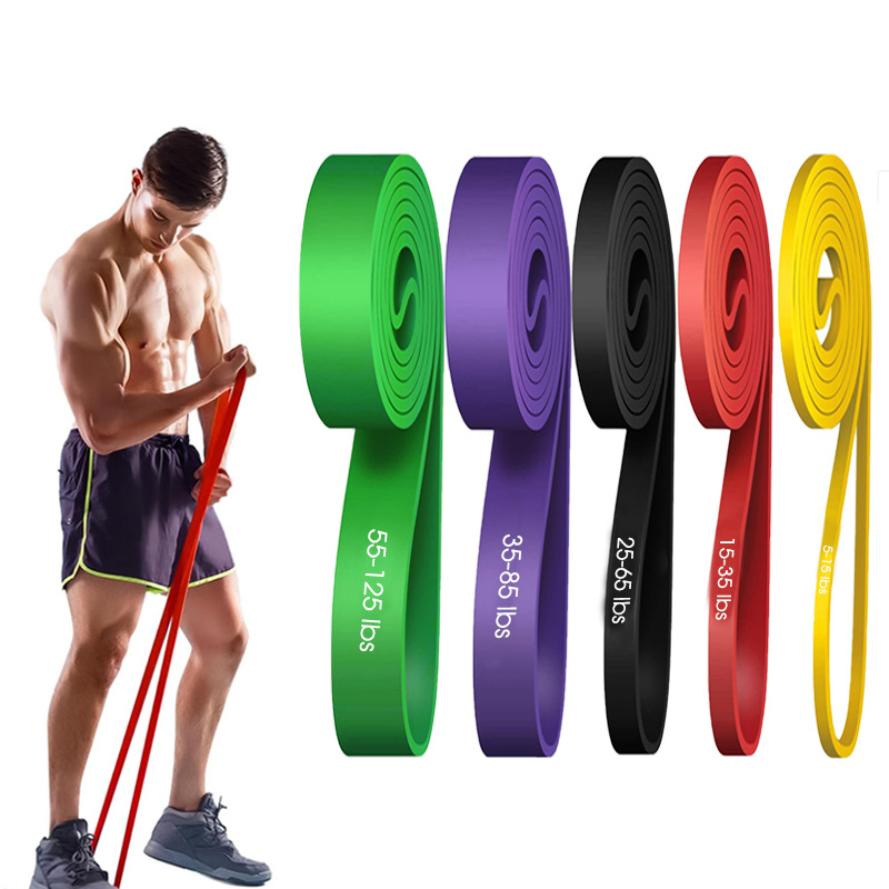 Yoga Fitness Resistance Band - Paquet de 5 bandes de résistance