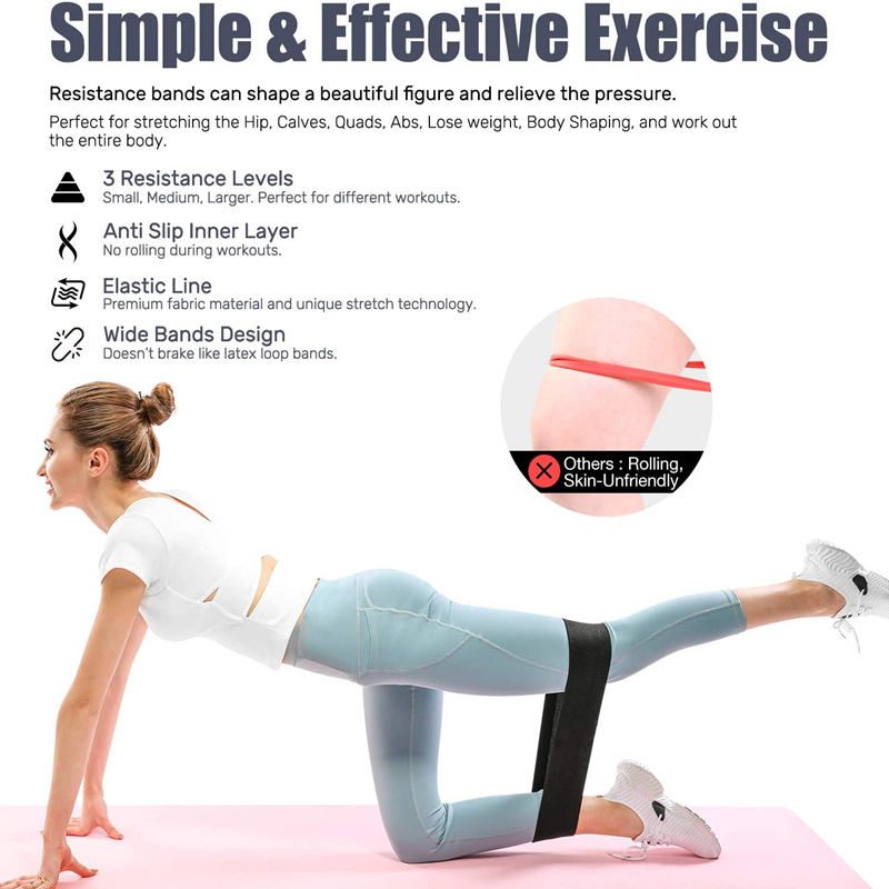 Set d'élastiques en caoutchouc - Yoga Fitness Resistance Band avis et prix